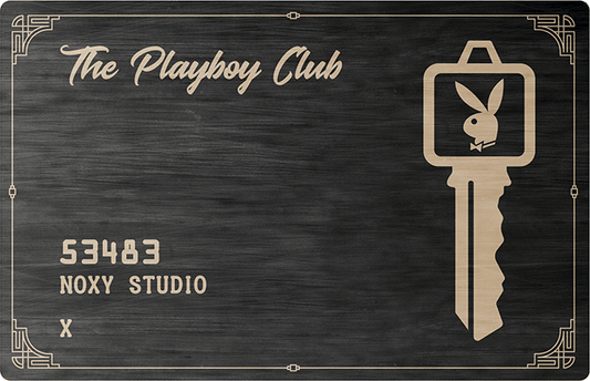 Metal Credit Cards Design - The Playboy Club