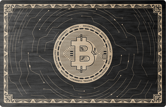 Metal Credit Cards Design - Bitcoin