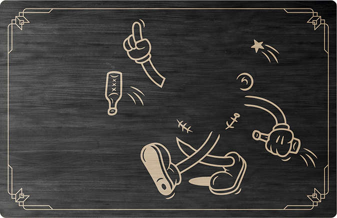 Metal Credit Cards Design - Cartoon