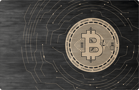 Metal Credit Cards Design - Bitcoin