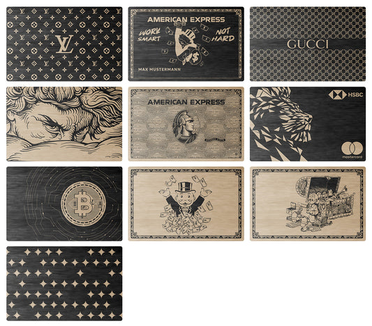 Metal Credit Cards Design - Starter Pack 10