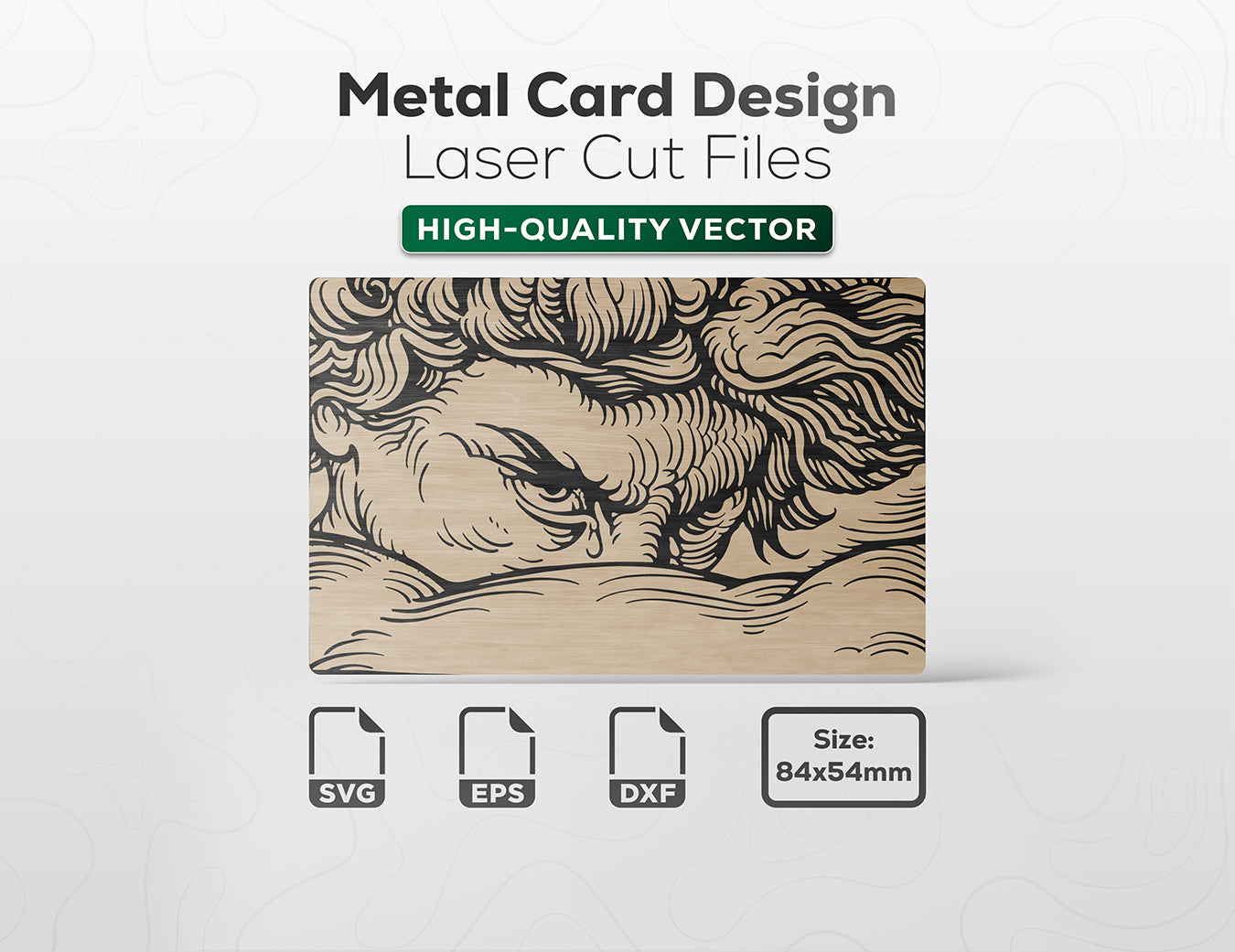 Metal Credit Cards Design - Fallen Angel