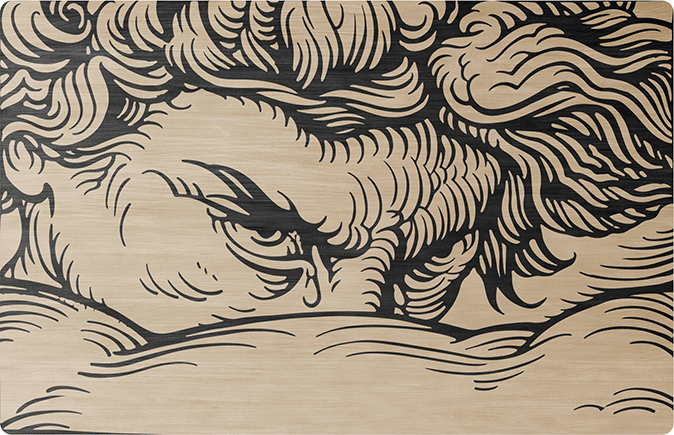 Metal Credit Cards Design - Fallen Angel