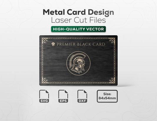 Metal Credit Cards Design - Spartan Premier Card