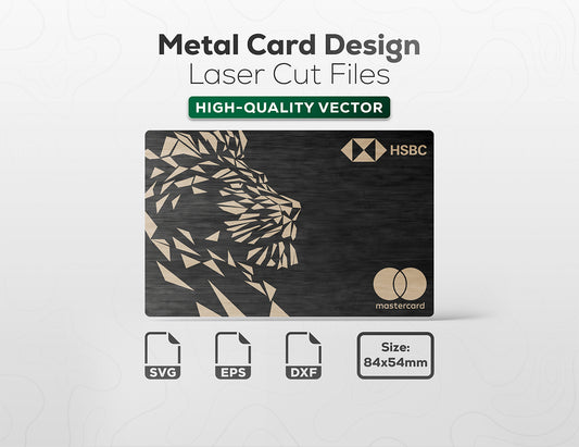 Metal Credit Cards Design - HSBC Premium