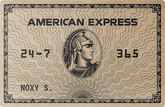 Metal Credit Cards Design - AMX 24 7