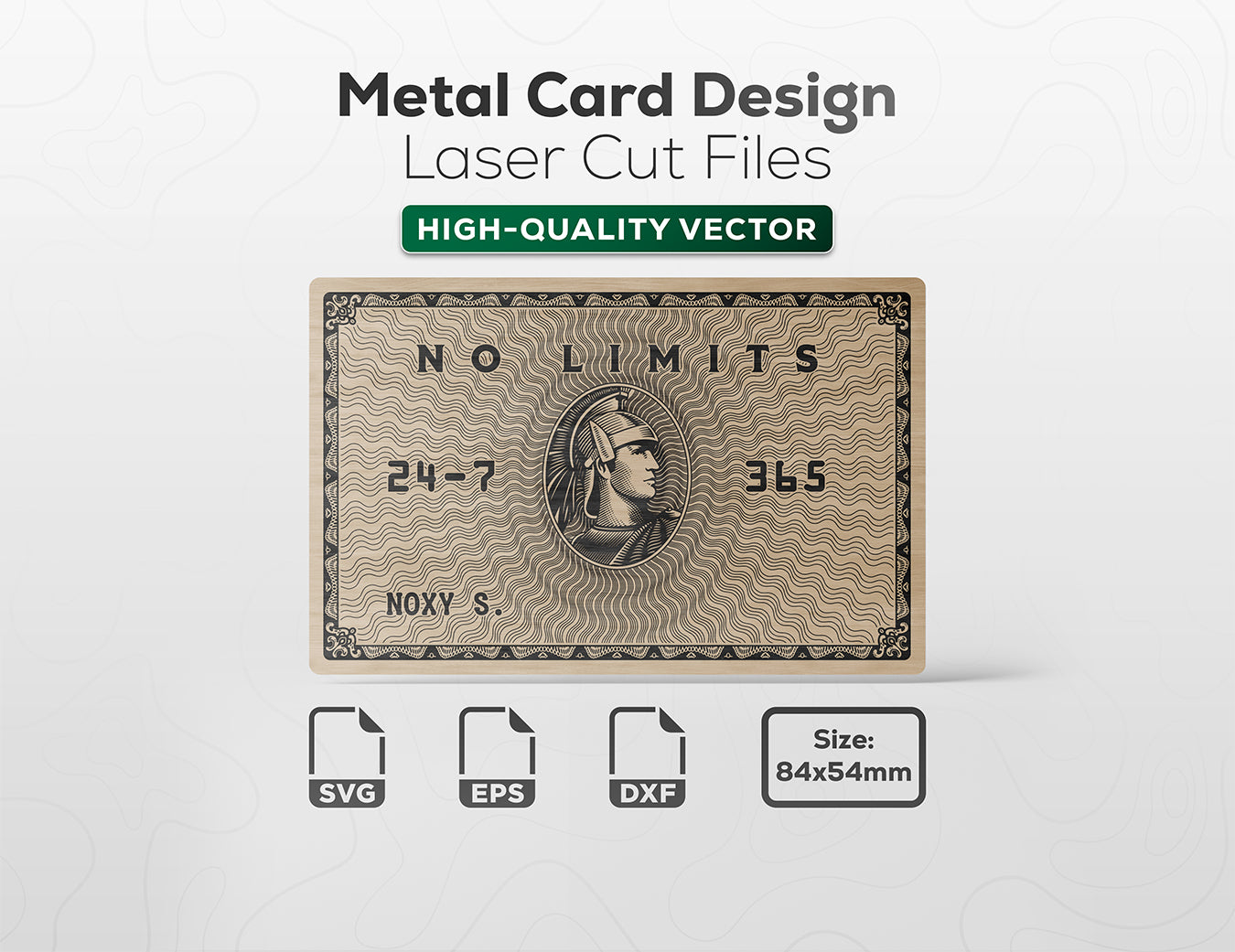 Metal Credit Cards Design - AMX No Limits