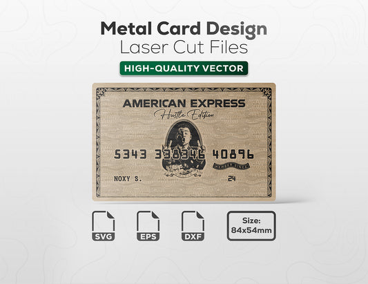 Metal Credit Cards Design - The Wolf of Wall Street