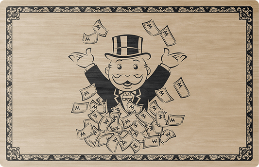 Metal Credit Cards Design - Monopoly Man