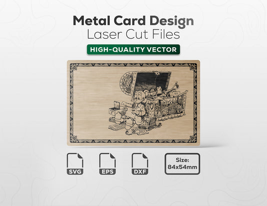 Metal Credit Cards Design - Scrooge McDuck