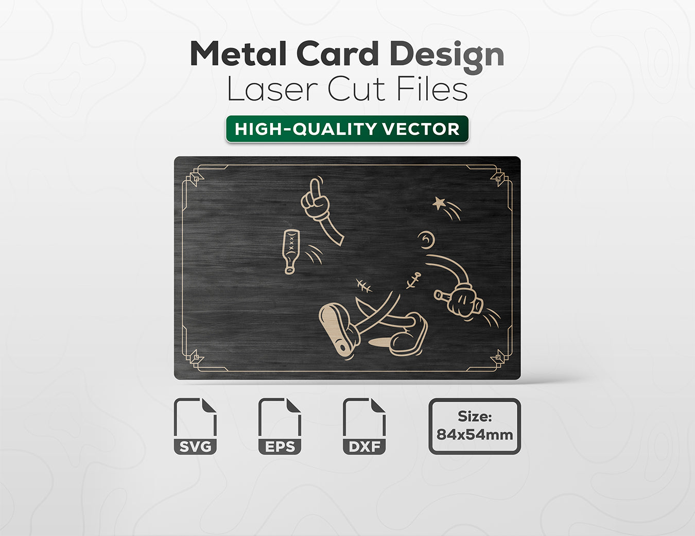 Metal Credit Cards Design - Cartoon