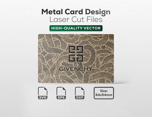 Metal Credit Cards Design - Givenchy