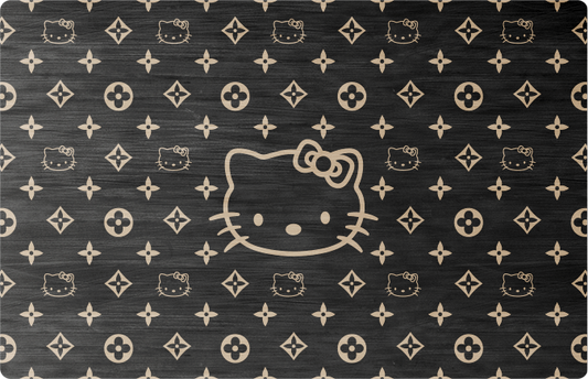 Metal Credit Cards Design - LV + Hello Kity