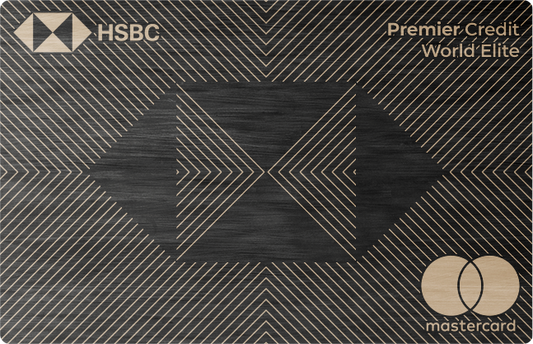 Metal Credit Cards Design - HSBC World Elite