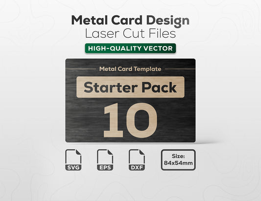 Metal Credit Cards Design - Starter Pack 10